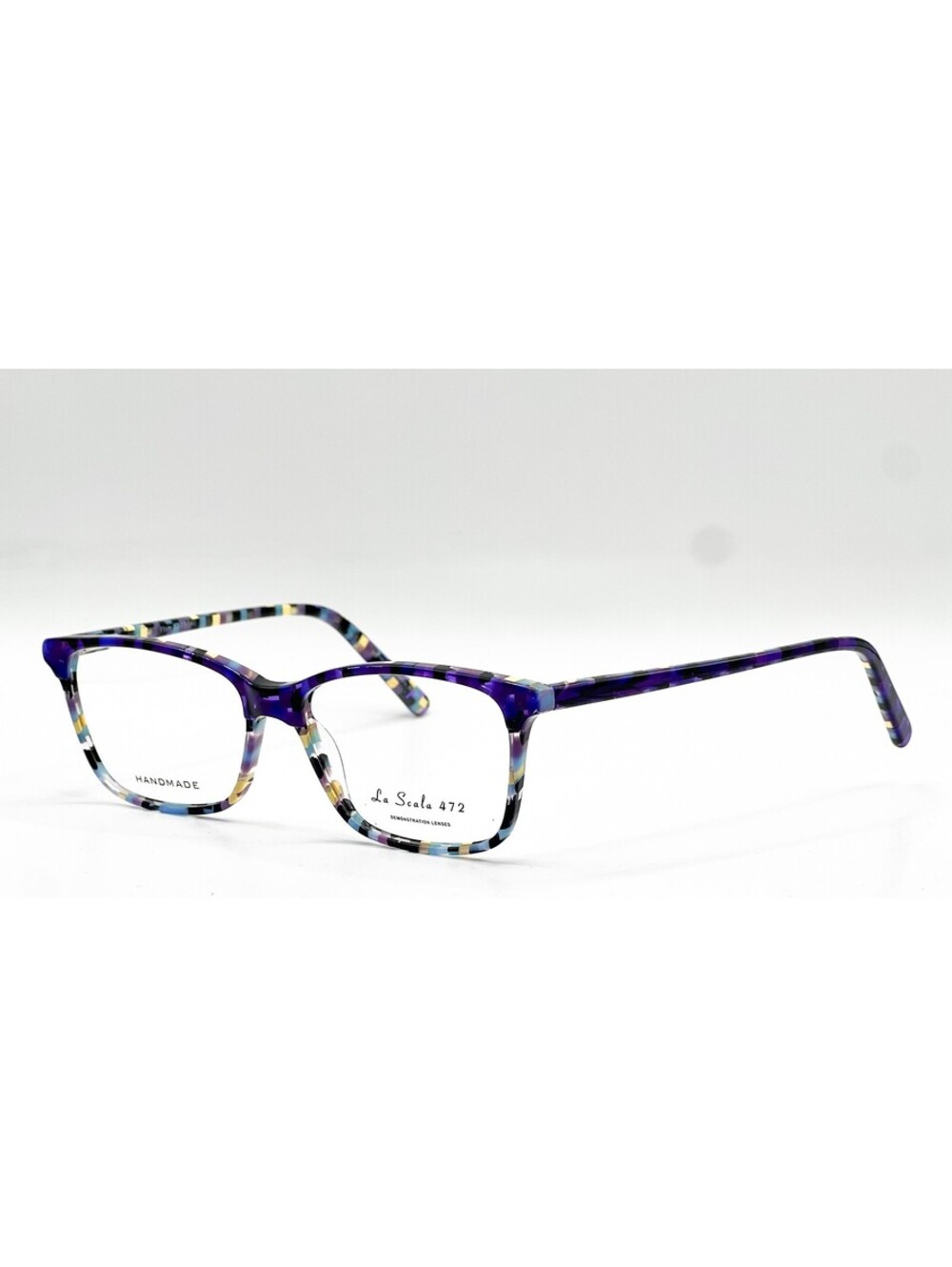 La Scala 472 Dark Plum Authentic Eyeglasses 52-15-140